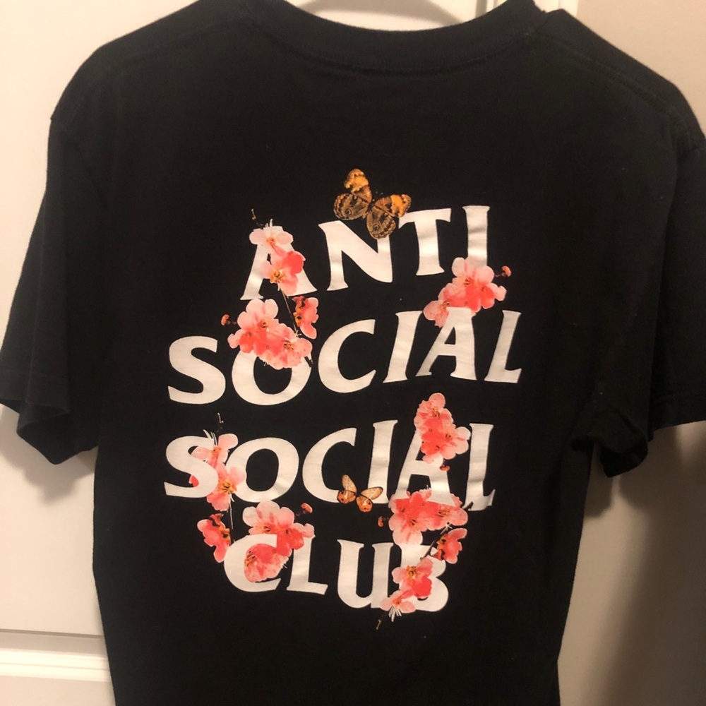 Anti social social club Kkoch Tee black